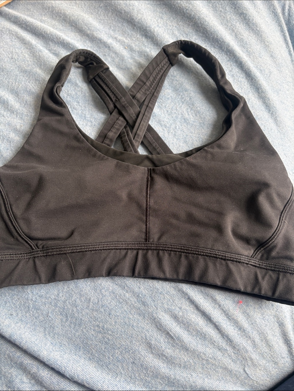 Lululemon Women’s Black Crisscross Sports Bra